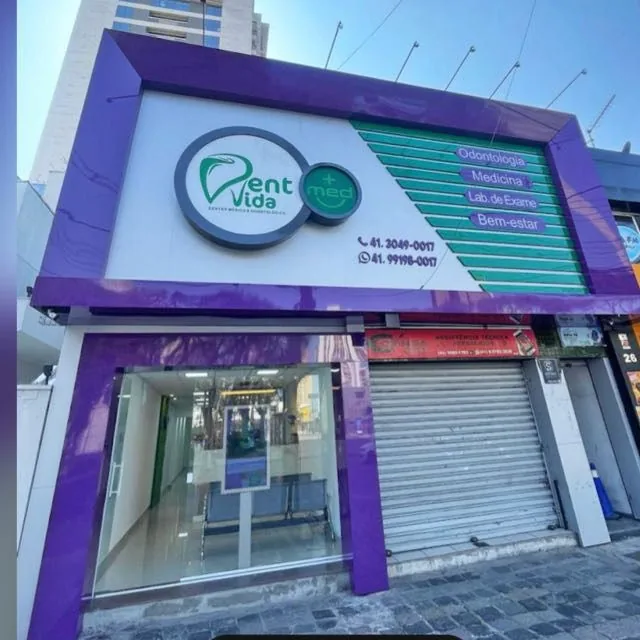 Fachada da DentvidaMed Centro Cívico